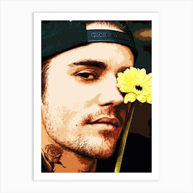 Justin Bieber 8 Art Print