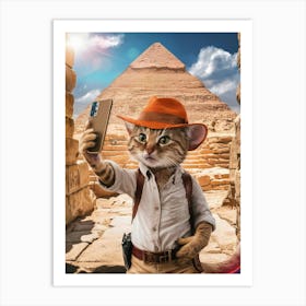 Egyptian Cat Art Print