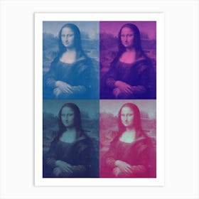 Mona Lisa 4 Art Print