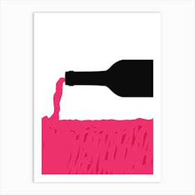 Wine Pouring Poster