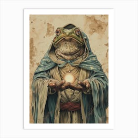 Frog Wizard 1 Art Print