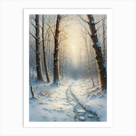 Path In The Woods 7 Art Print