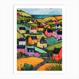 Ireland Countryside Contemporary 2 Art Print