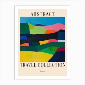 Abstract Travel Collection Poster Belarus 1 Art Print