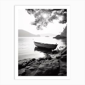 Lerici, Italy, Black And White Photography 4 Art Print