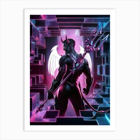 Demon 9 Art Print