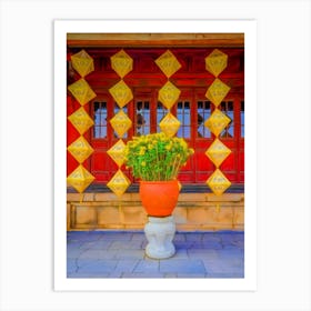 Imperial Flowers Of Hue Art Print