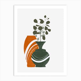 Vases And Plants 19 Art Print