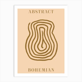 Abstract Bohemian 25 Art Print