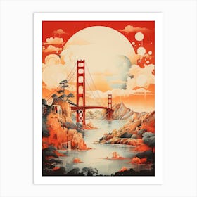 Golden Gateway: San Francisco's Iconic Bridge Art Print