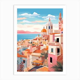 Cadiz Spain 3 Illustration Art Print