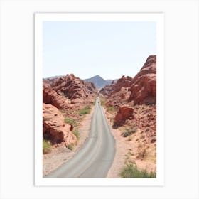Roads Of Nevada Art Print