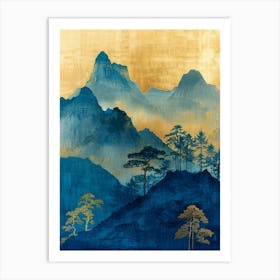 Asian Mountains 5 Art Print