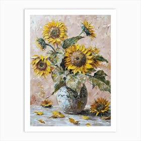 A World Of Flowers Sunflowers 2 Painting Art Print