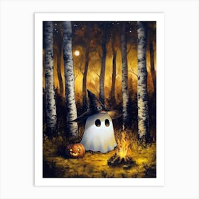 Ghost In The Woods 2 Art Print