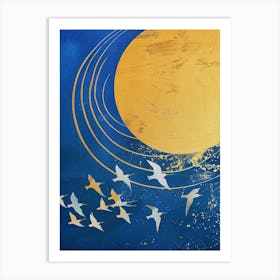 Birds In Flight 7 Art Print