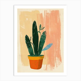 Retro Vista Mid Century Style Art Print