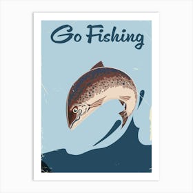 Go Fishing Art Print