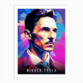 Nikola Tesla 1 Art Print
