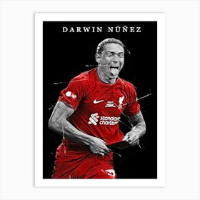 Darwin Núñez Liverpool 2 Art Print