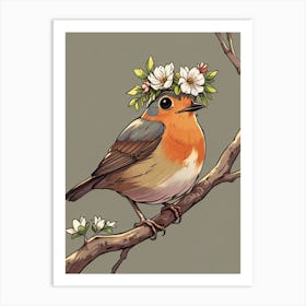 Robin 12 Art Print