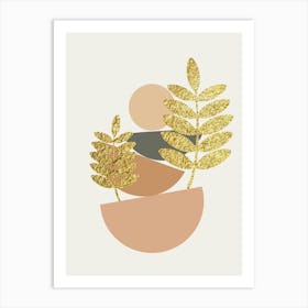 Gold Leaf Art Print