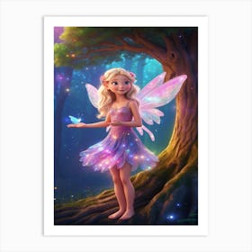 Fairy In The Forest 1 Art Print