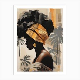 Afro-American Woman 17 Art Print