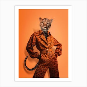 Fashion Leopard Art Print