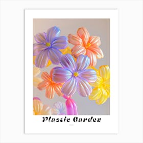 Dreamy Inflatable Flowers Poster Phlox 1 Art Print