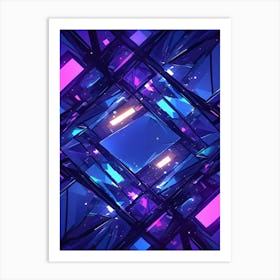 Abstract Geometric Pattern 1 Art Print