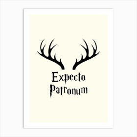 Expecto Patronum Harry Potter Art Print