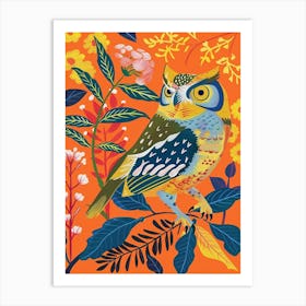Spring Birds Eastern Screech Owl 1 Art Print