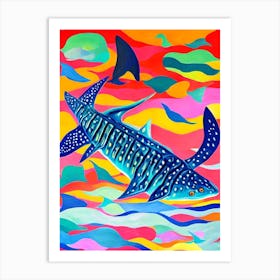 Whale Shark Matisse Inspired Art Print