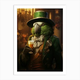 Irish Parrot Art Print