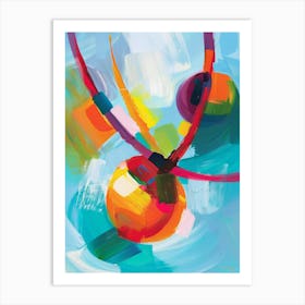 Abstract Spheres 1 Art Print