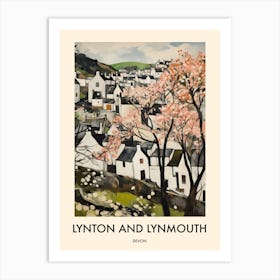 Lynton And Lynmouth (Devon) Painting 4 Travel Poster Art Print