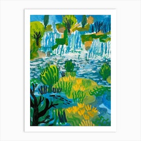 Krka Waterfalls Croatia 2 Art Print