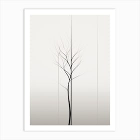 Minimal tree 1 Art Print