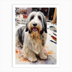 Bearded Collie Art Print