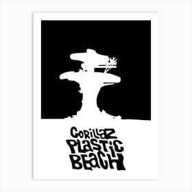 Carrizz Plastic Beach Art Print