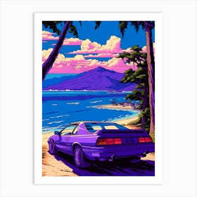 Toyota Ae86 Ghibli Style Art Print