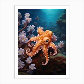 Star Sucker Pygmy Octopus 3 Art Print