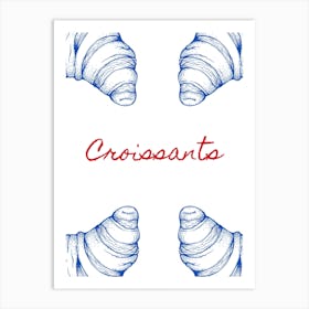 Croissants Art Print