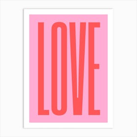Pink Love Art Print