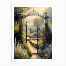 Gate To The Garden Art Print