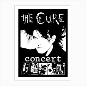 the Cure Concert Art Print