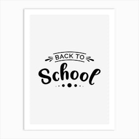 Back To School Art Print