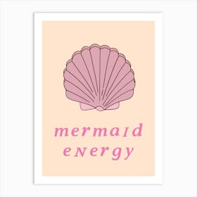 Mermaid Energy Art Print