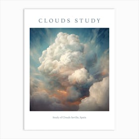Study Of Clouds Seville, Spain Art Print